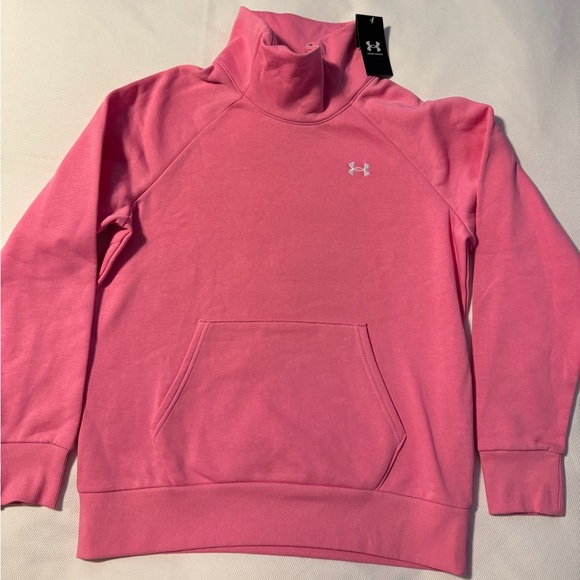 Under Armour Tops - Under Armour Vibrant Pink Fleece Pullover
